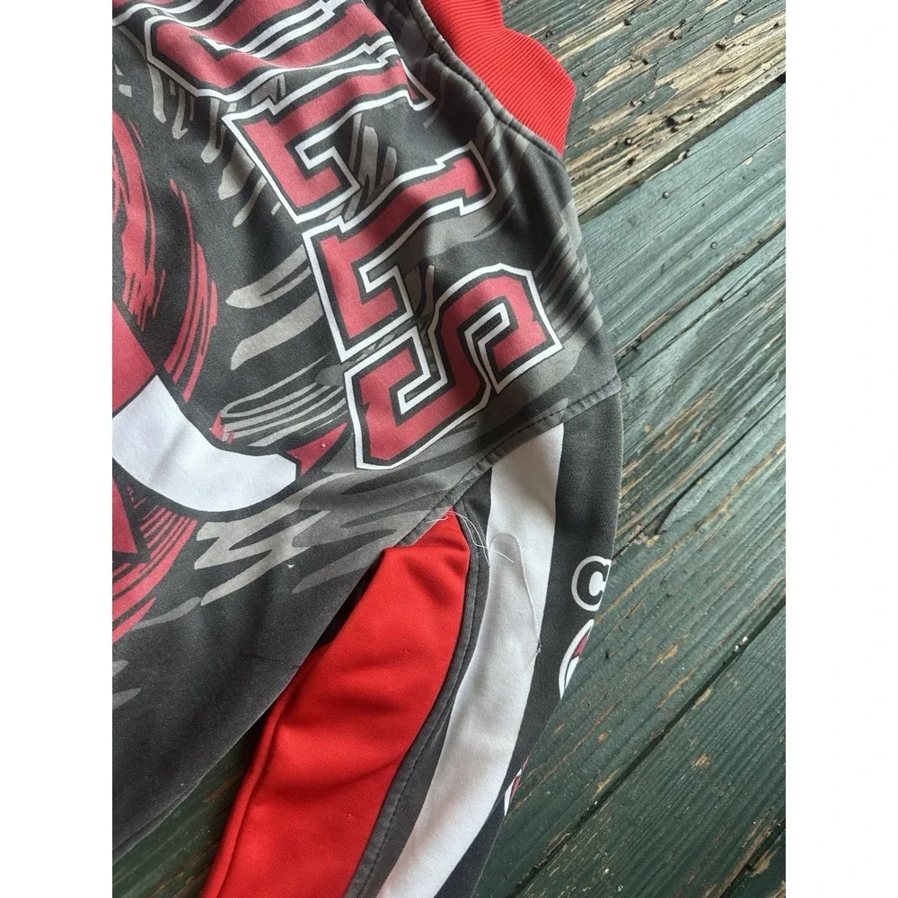 Chicago Bulls All Over Print Multi Color‎  Buttons Jacket NBA Kids 10/12